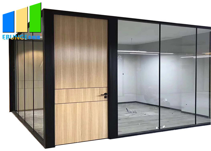 Full Height Room Dividers Fixed Glass Partition Office Soundproof